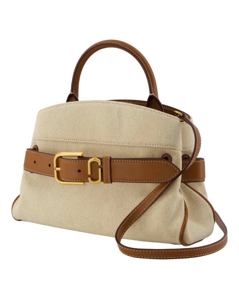 Marc Jacobs Women's The Small Satchel Bag -  Cotton Ivory Handbags-Purses Beige