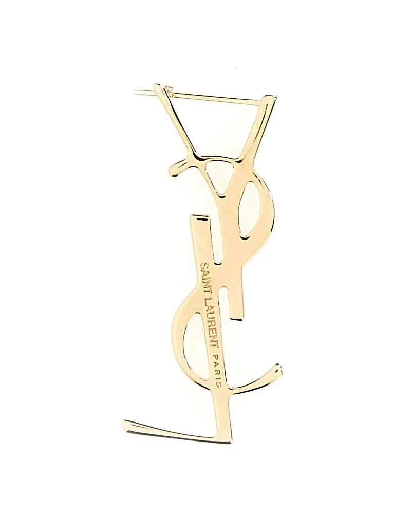 Saint Laurent Cassandre Earring — Gold Gold