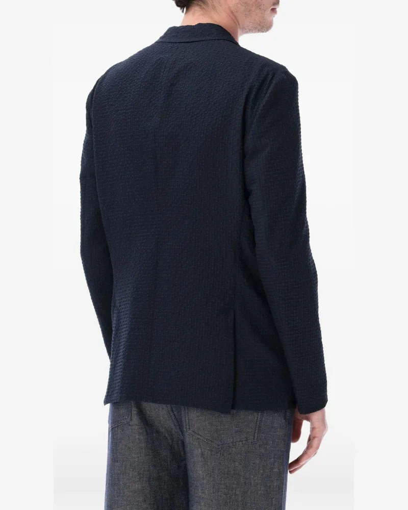 Emporio Armani Men's Blazer Blue Jacket Navy