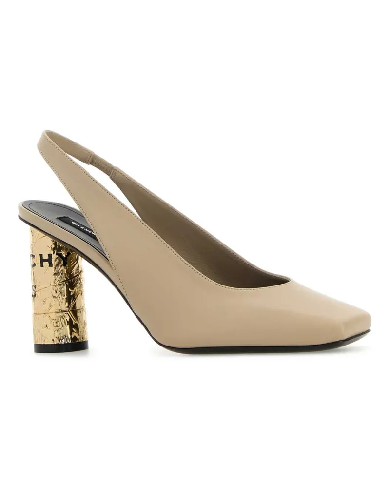 Givenchy Women's Sand Leather Tape Pumps Beige Scarpe Con Tacco Beige