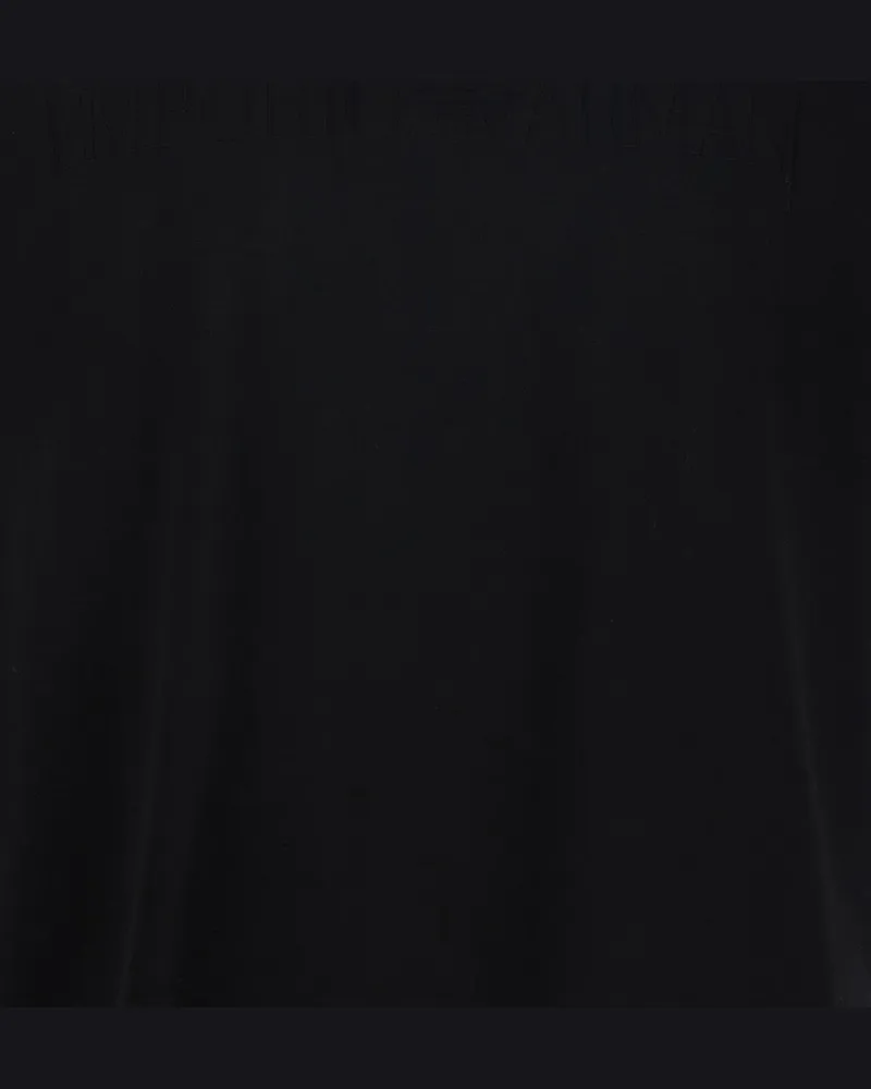 Emporio Armani Cotton Jersey T-Shirt — Black Black