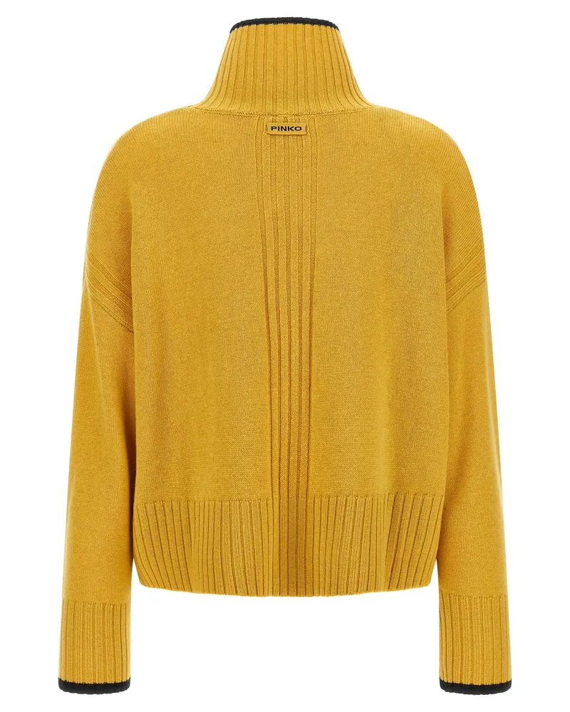 Pinko Turtleneck Sweater — Yellow Yellow