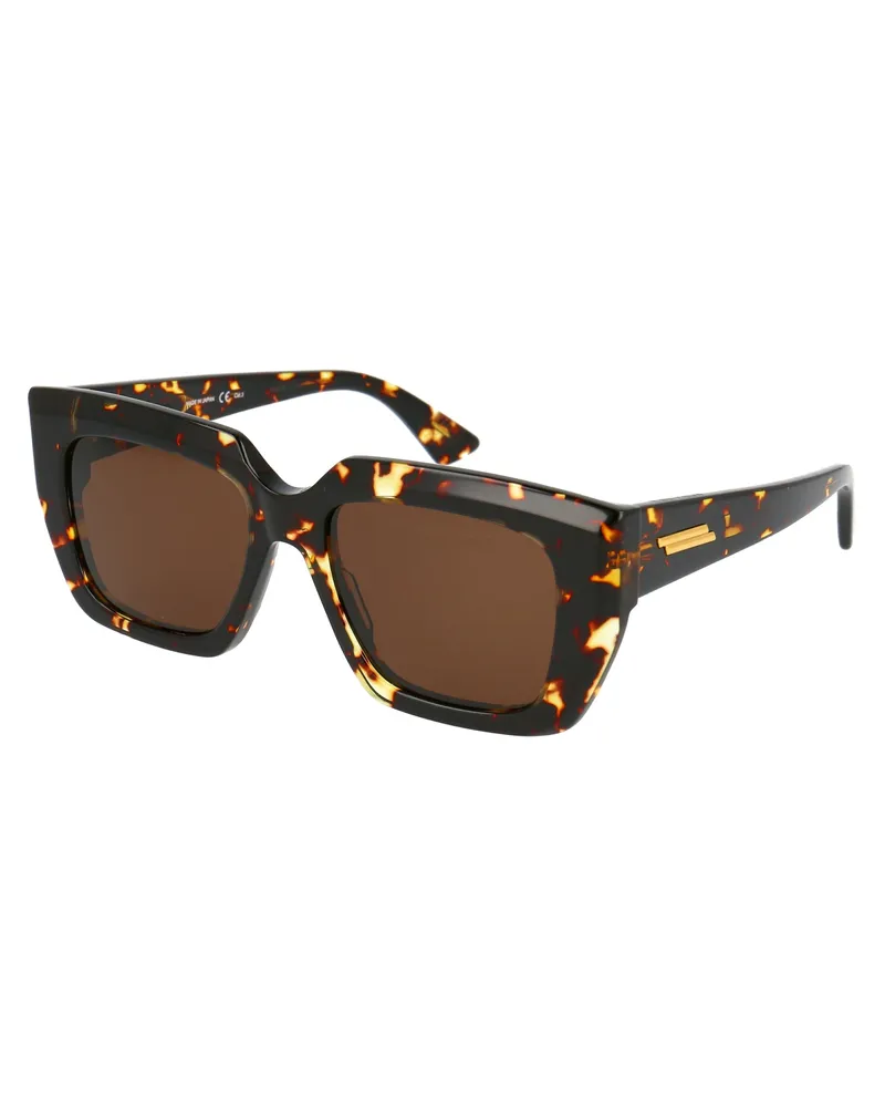 Bottega Veneta Women's Sunglasses Bv1030s Havana Brown Acetate Brown