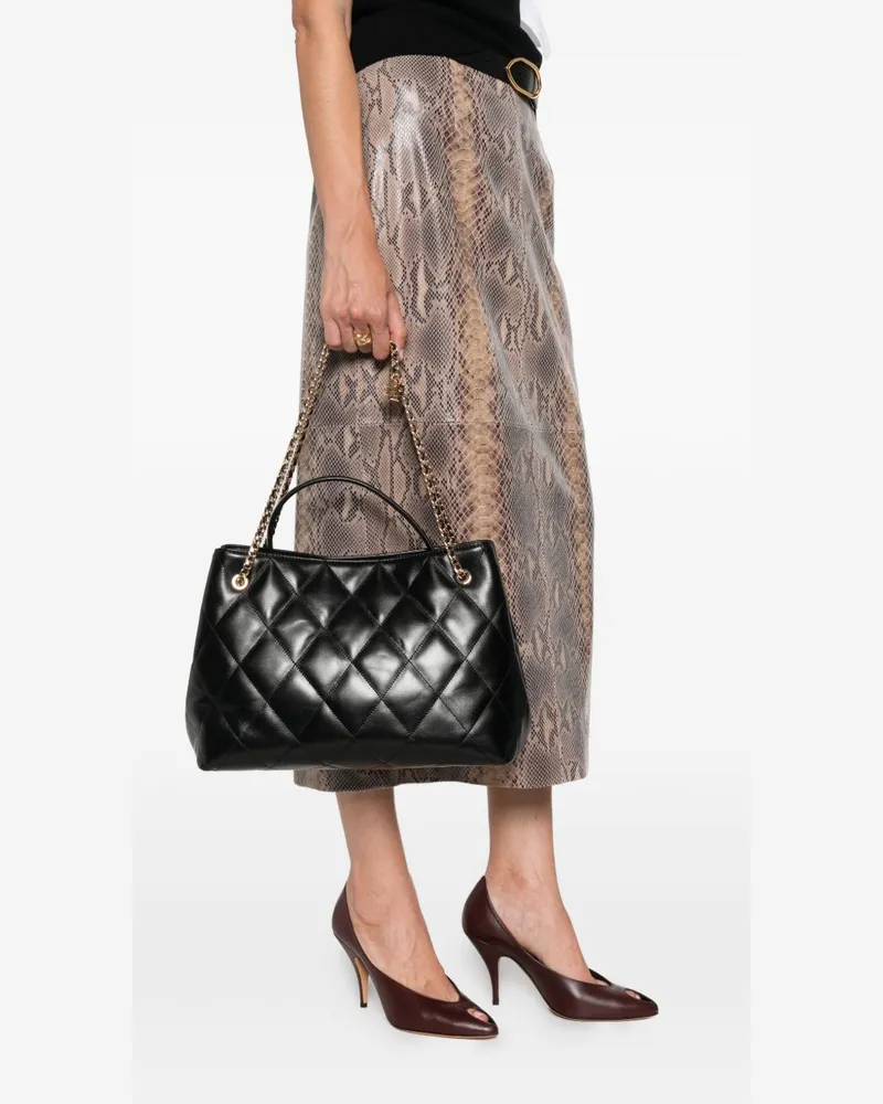 Tory Burch Fleming Shoulder Bag — Black Black