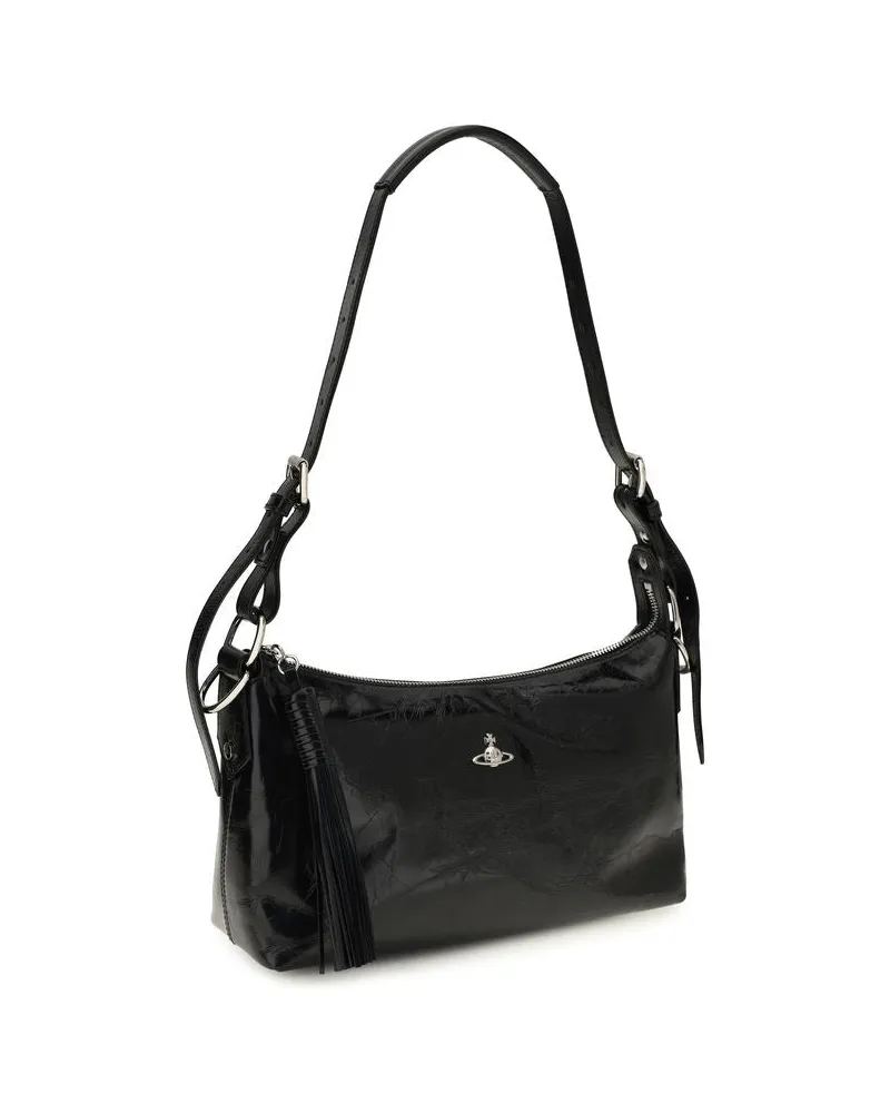 Vivienne Westwood Emma Shoulder Bag — Black Black