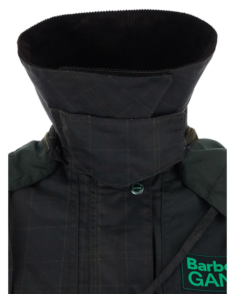 Barbour Women's Jacket Dark Brown Waxed Cotton Coat Brown