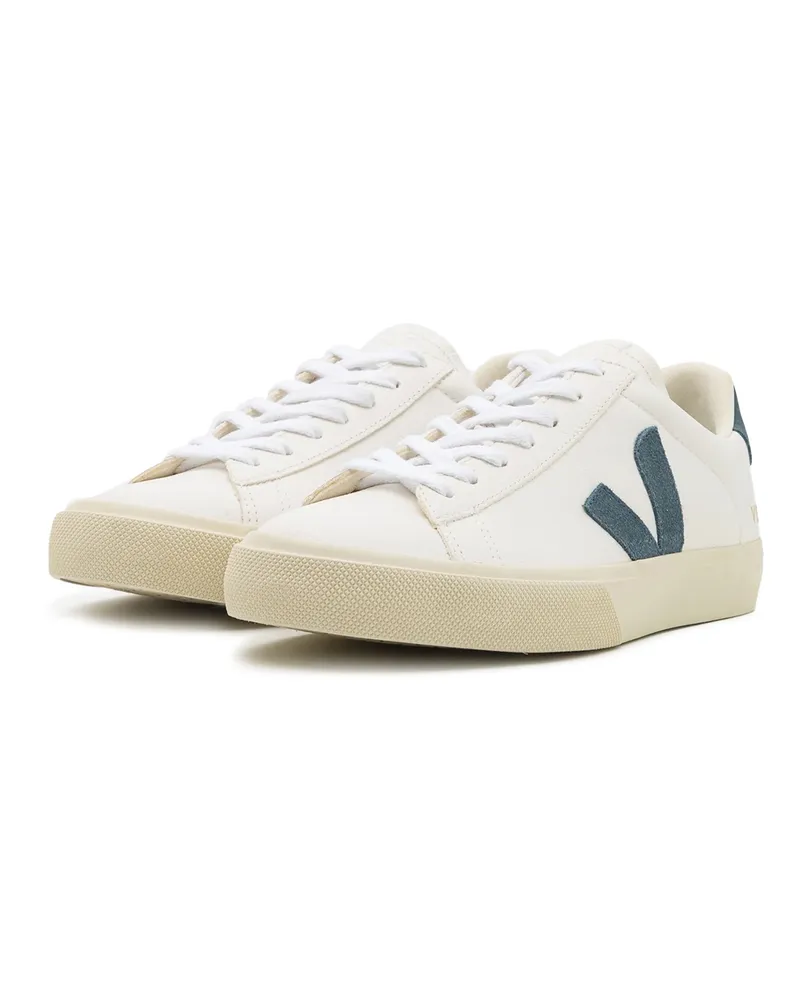 VEJA Men's Sneakers Campo Chromefree Extra White California Trainers White