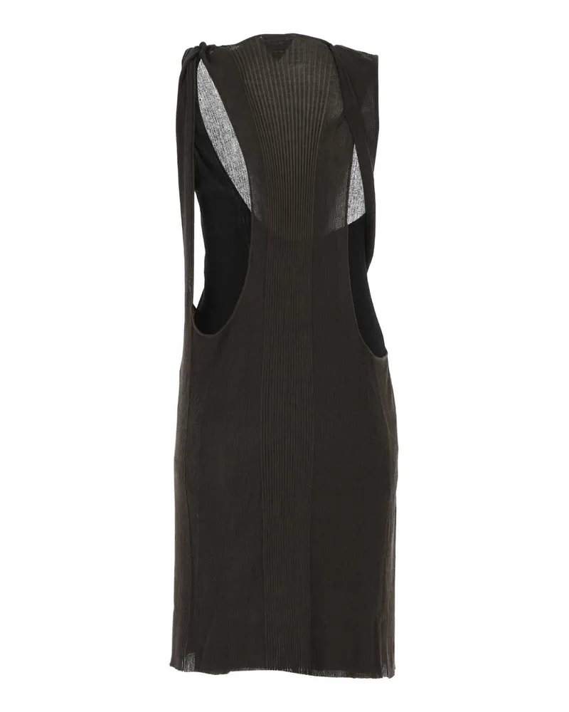 Bottega Veneta Women's Two-Tone Cotton Blend Dress 2005 Abiti Black