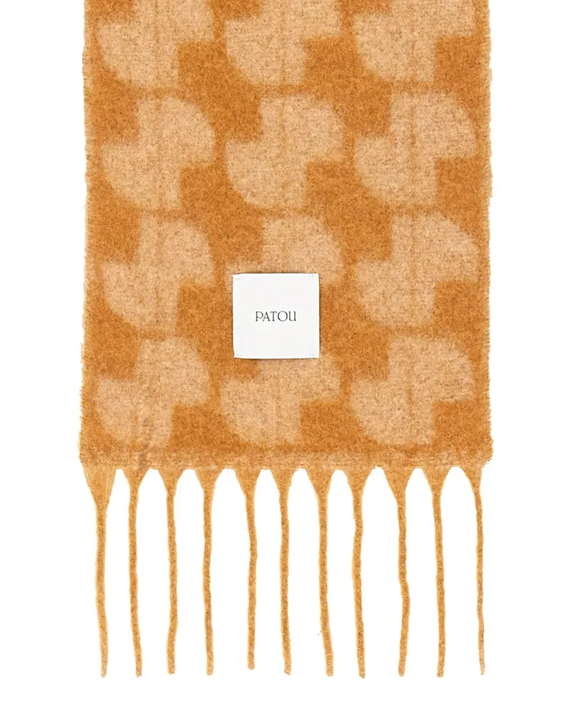 Patou JP Scarf — Beige Beige