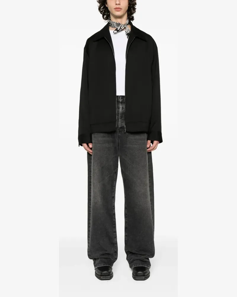 Golden Goose Men's Virgin-Wool Shirt Jacket Ss26 M Black