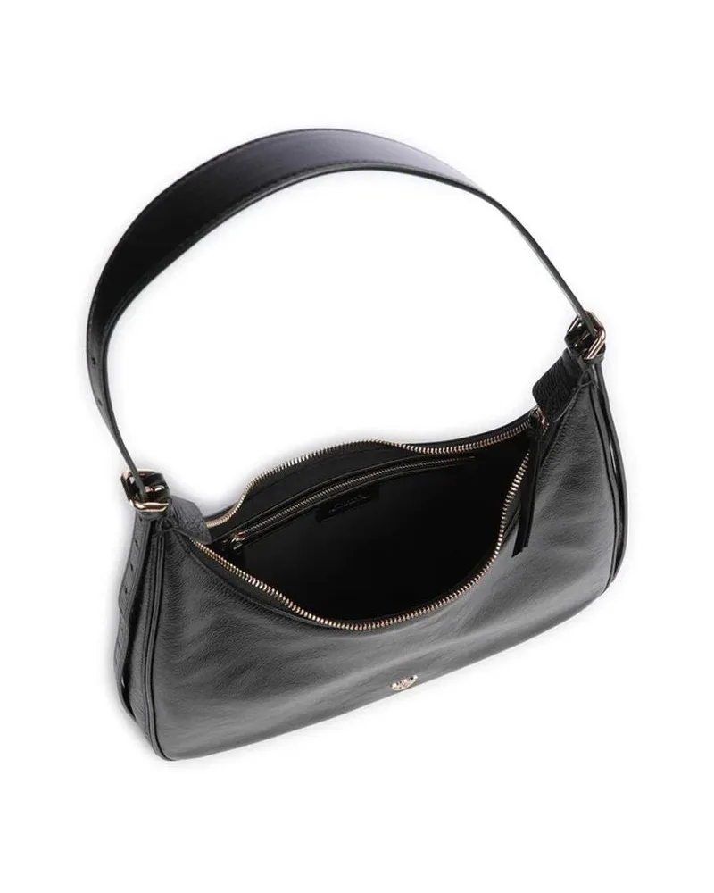 Pinko Women's Shoulder Bag Black Lamb Leather Shoulder-bags Black