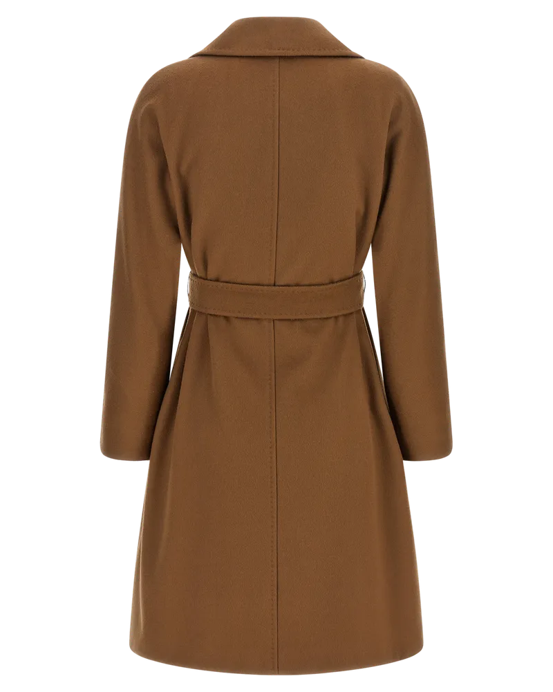 Max Mara Studio Coat — Beige Beige