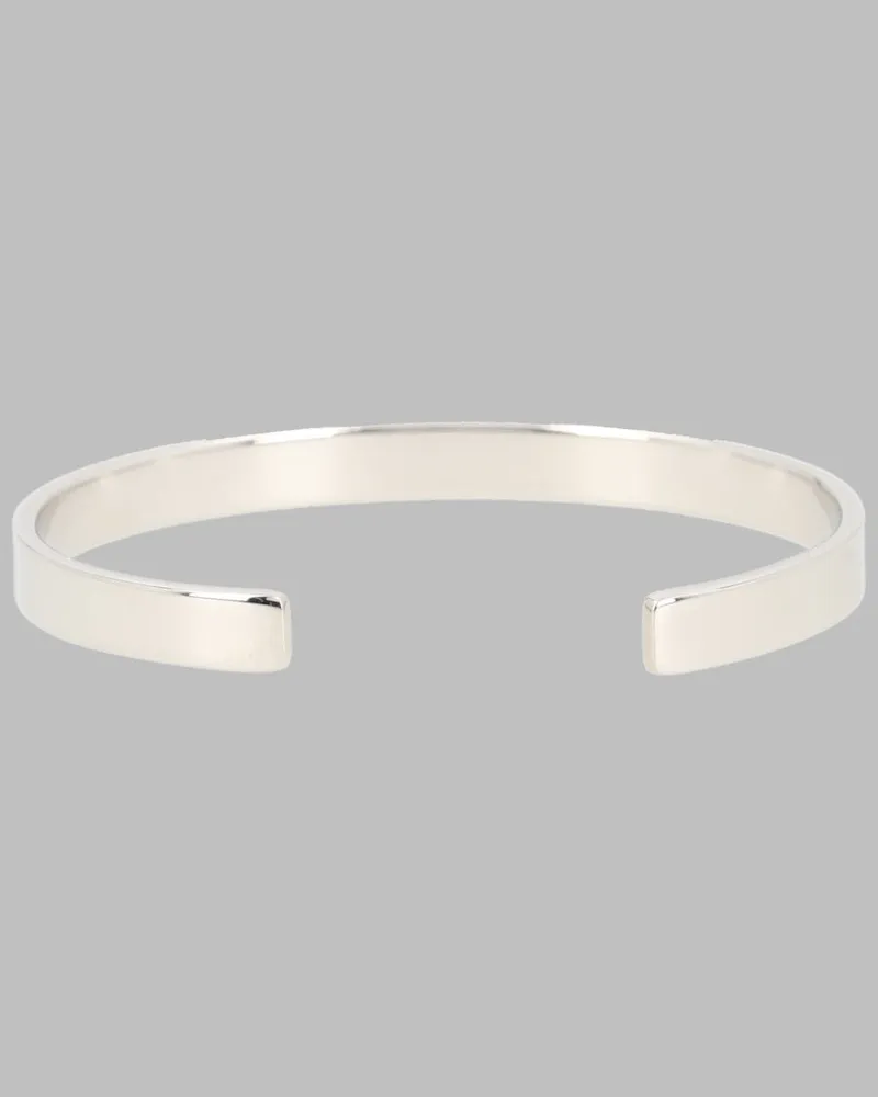 Maison Margiela Unisex Cuff Bracelet Manchette Plat Silver Bracelets Silver