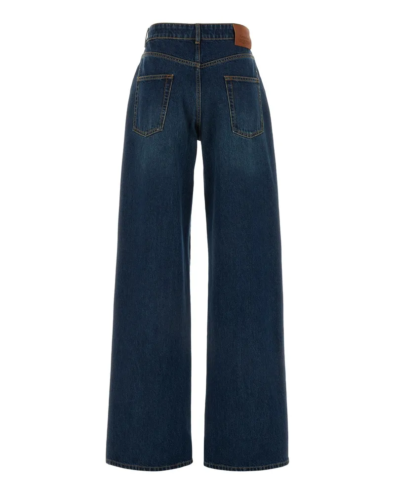 Alexander McQueen 794136qmacs 4297 Darkstonewash Jean Navy