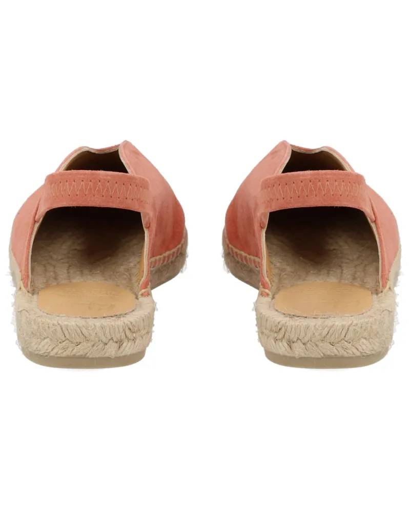 Castañer Ovine Leather Espadrille Flat — Pink Pink