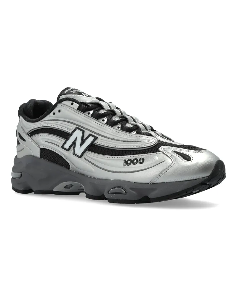 New Balance Unisex Sneakers M1000 Silver Metallic Trainers Silver