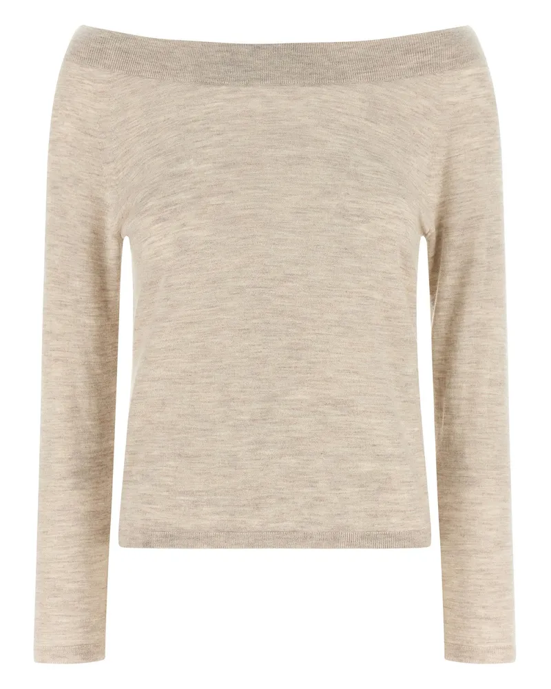 Max Mara Pure Cashmere Sweater — Beige Beige
