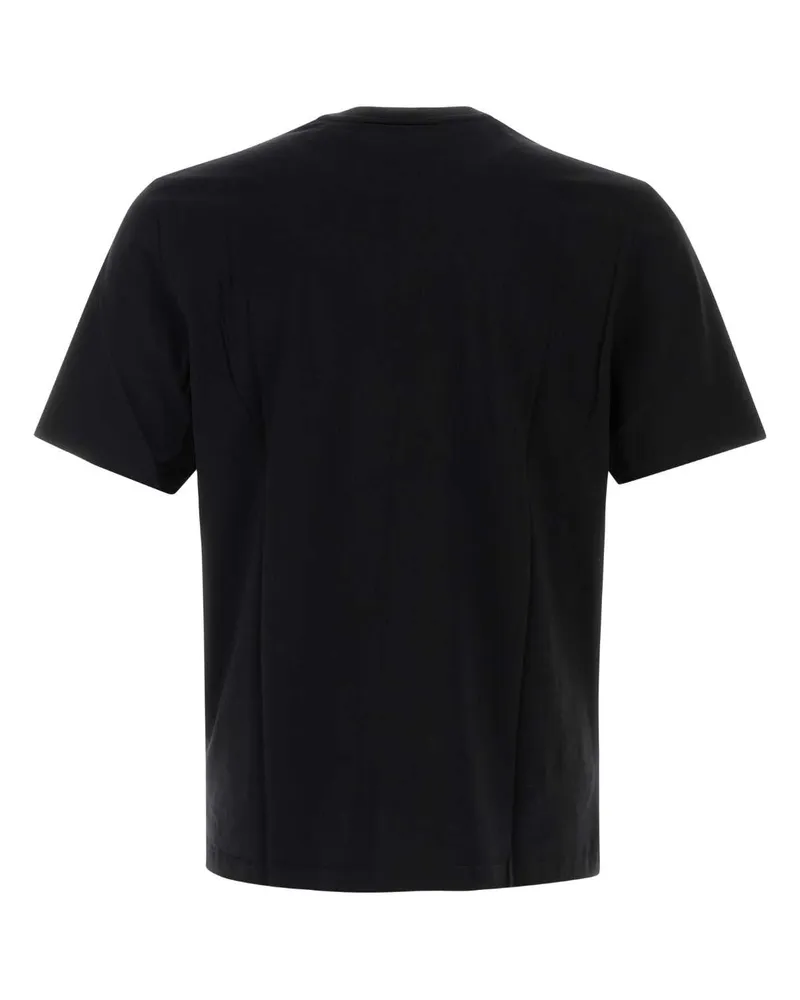 Kitsuné Men's Black Cotton T-Shirt Exterior Exterior: T-shirts And Polos Black