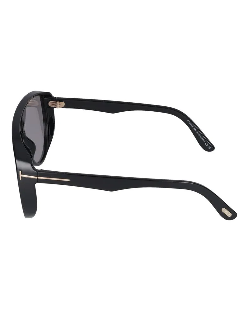 Tom Ford Unisex Sunglasses Ft1182 0001a 01a 1-145 Injected Black