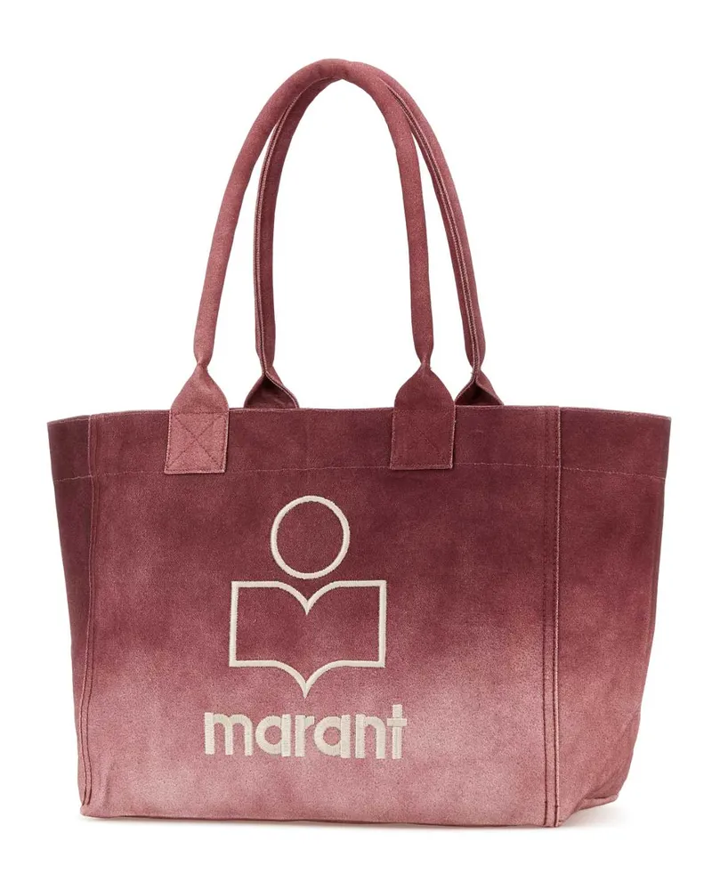 Isabel Marant Women's Pink Canvas Yenky Shopping Bag Raspberry Exterior: Cotton Borse A Mano Pink