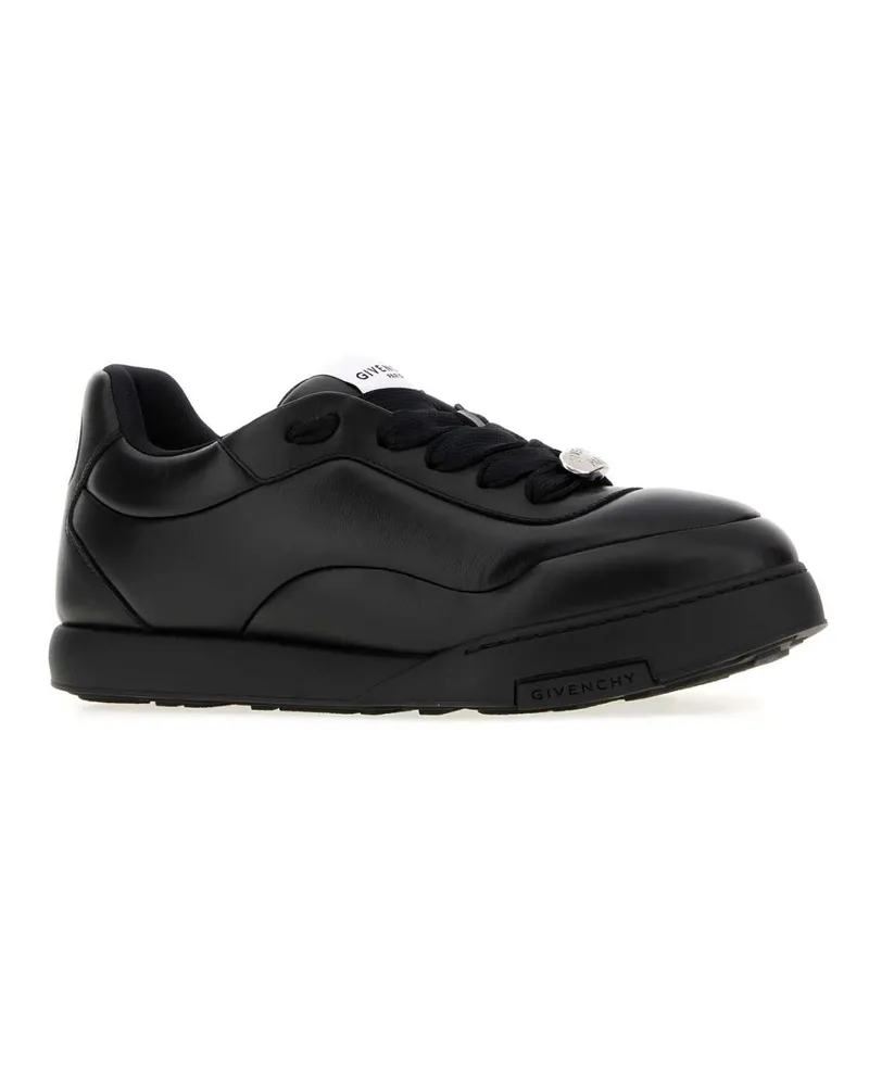 Givenchy Men's Black Nappa Leather  Puffy Yard Sneakers Black