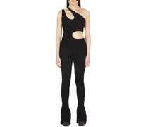 Women's Black Viscose Jumpsuit