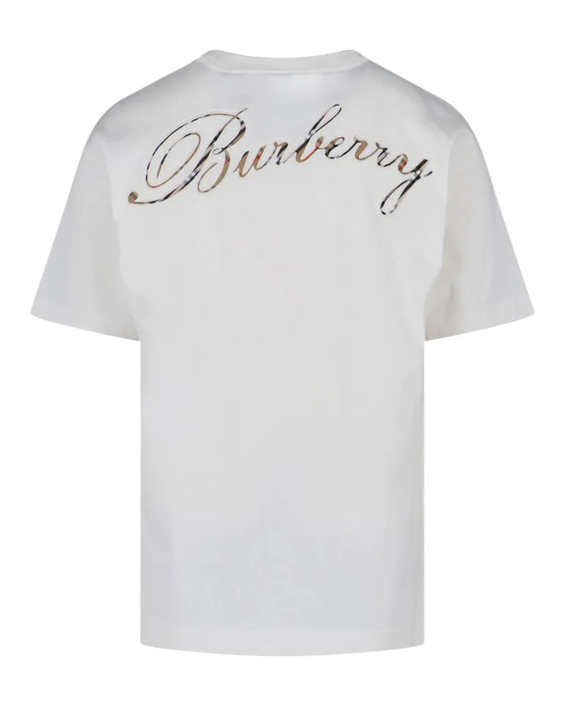 Burberry Men T-Shirts And Polos White Cotton White