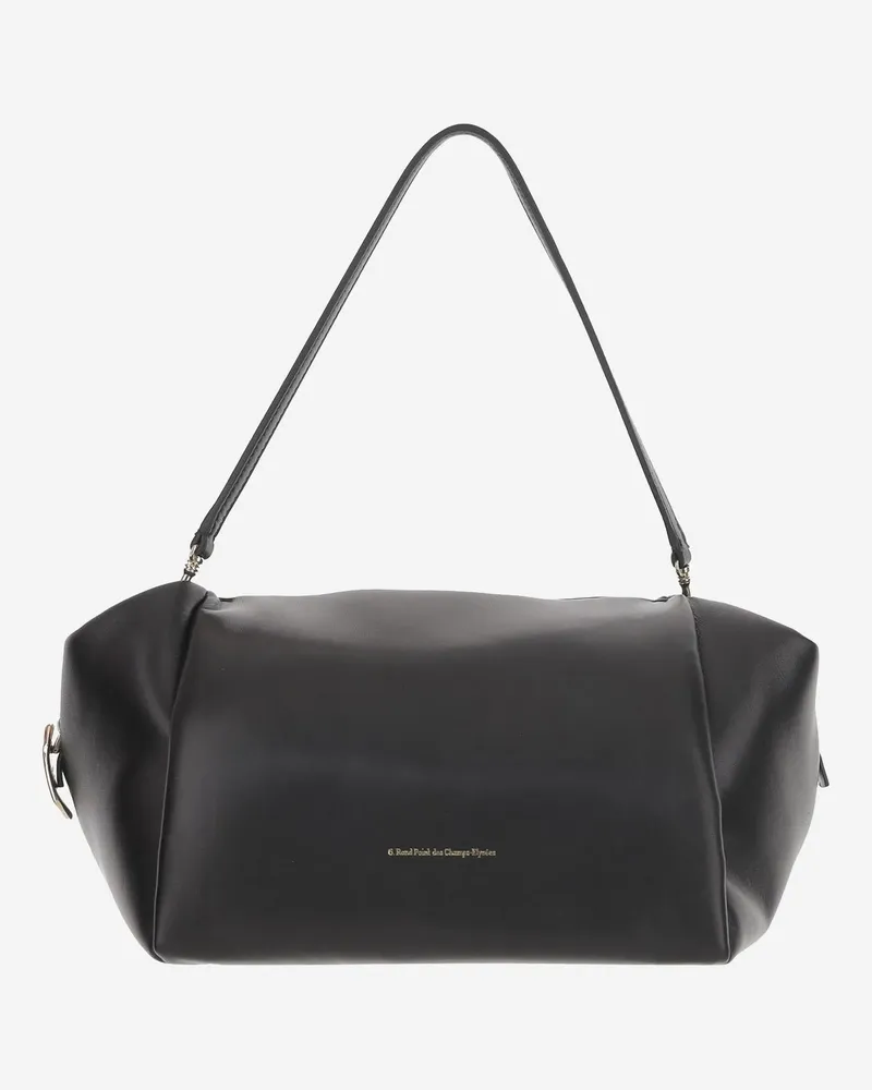 Carven Women's Leather Bag Black Shoulder Black