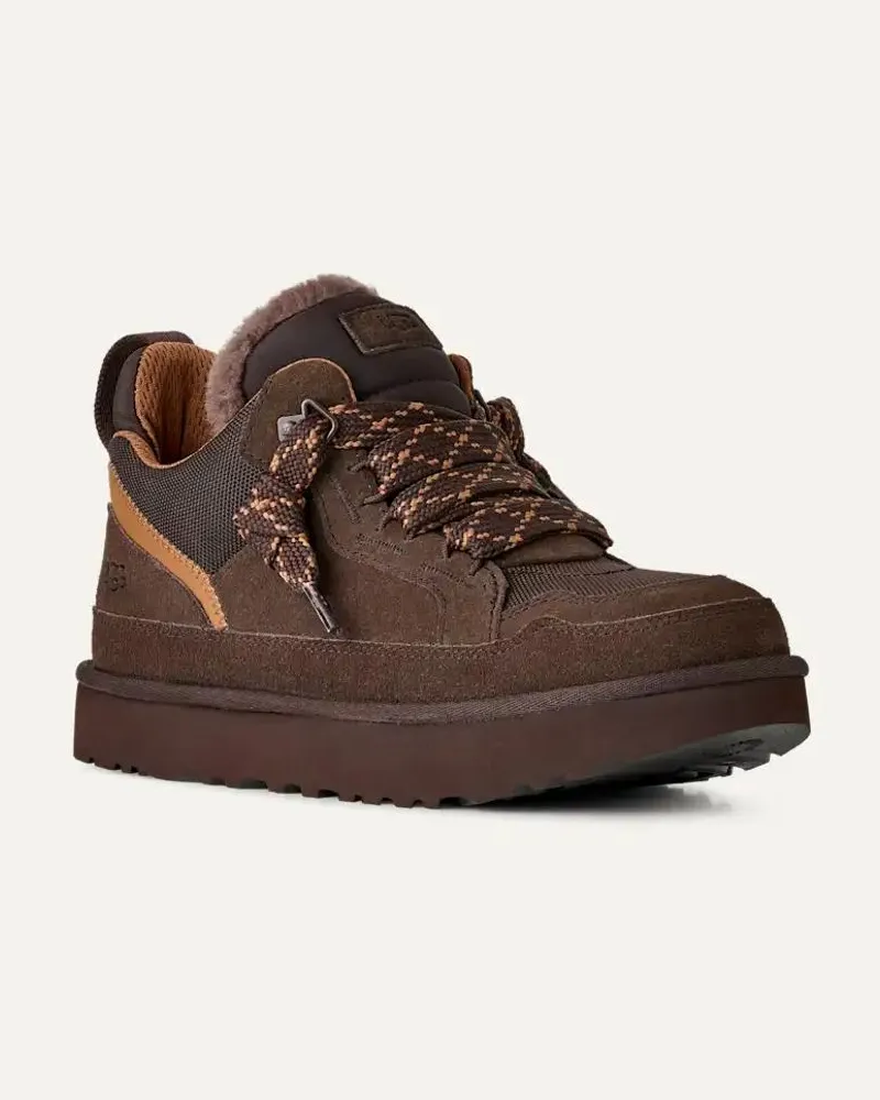 UGG Lug-Sole Suede Sneaker — Brown Brown