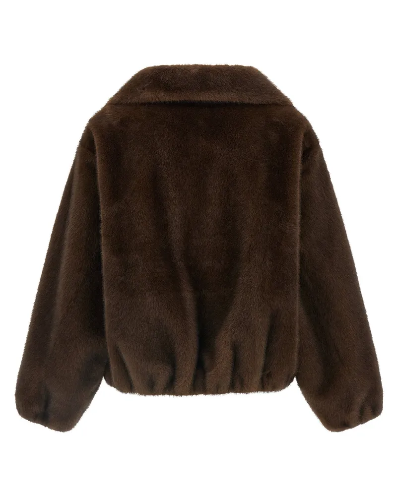 P.A.R.O.S.H. Pulse26 Bomber Jacket — Brown Brown