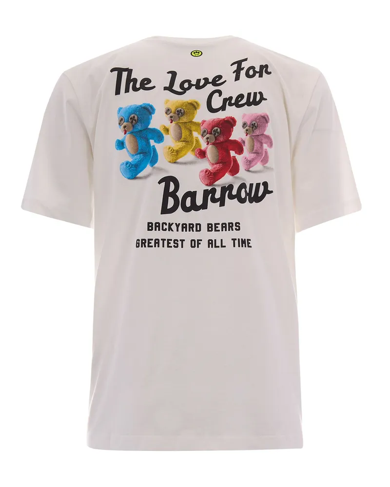 BARROW Men's T-Shirt The Love For Crew Coconut Cotton T-Shirts And Polos Beige
