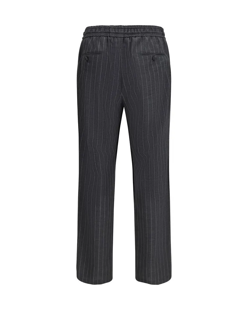 Dolce & Gabbana Men's Gray Wool Oves Aries Casual Pants Gray