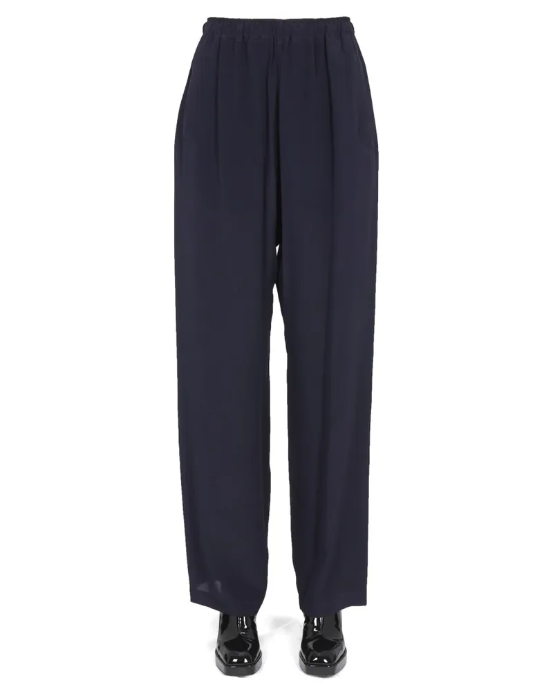 Vivienne Westwood Silk Kung Fu Trousers — Blue Blue