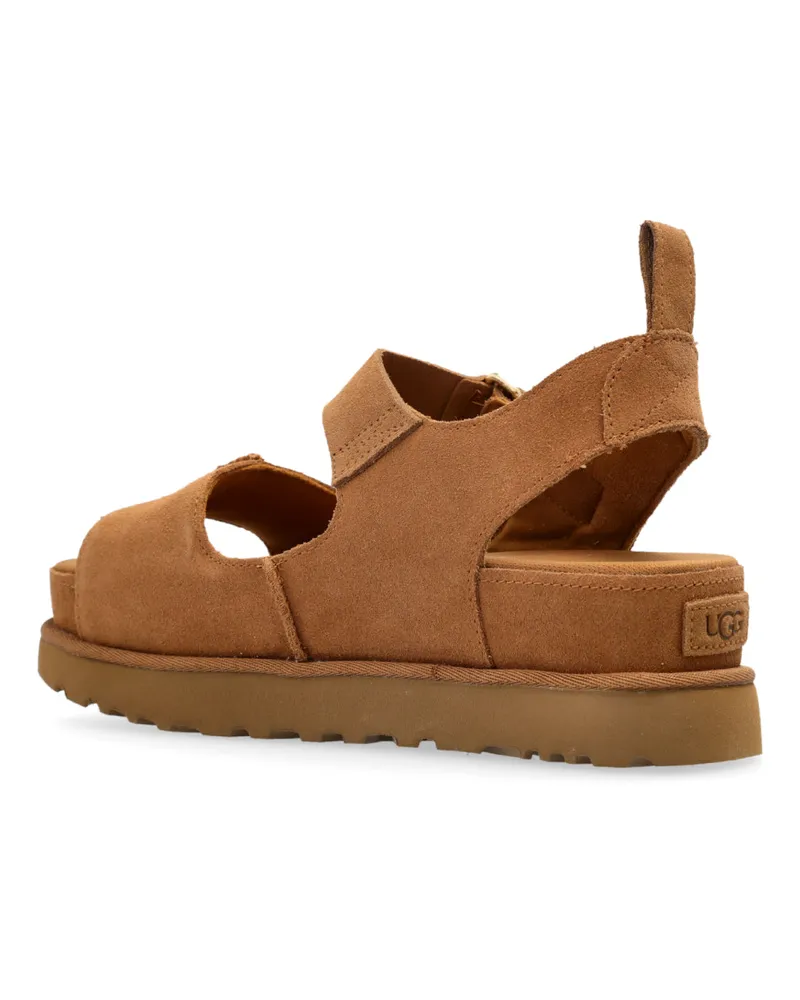 UGG Women's Goldenstar Hi Sandals Brown Shoes Brown