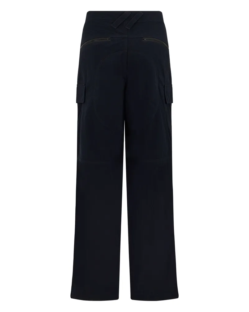 Burberry Men's Cargo Pants Navy Polyamide Trousers Navy