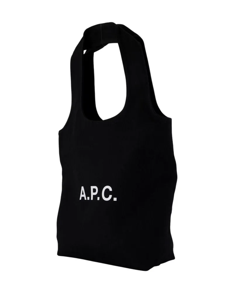 A.P.C. Women's Ninon Small Shopper Bag -  Synthetic Black Totes-Shopping-Bags Black