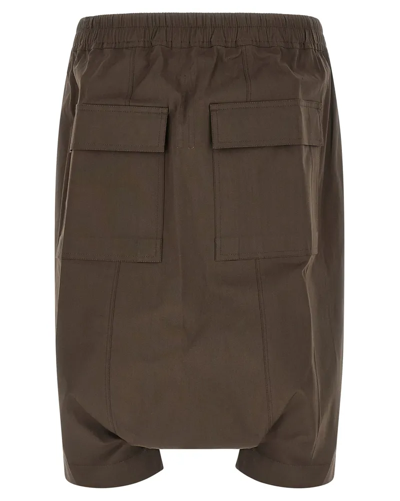 Rick Owens Men's Brown Cotton Bermuda Shorts Brown