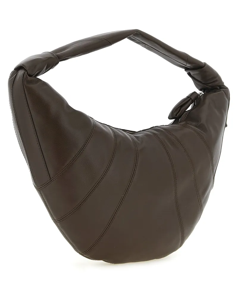 Christophe Lemaire Fortune Croissant Shoulder Bag — Brown Brown