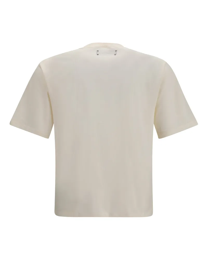Amiri Men South Cali T-Shirt Ivory Cotton T-Shirts And Polos Ivory