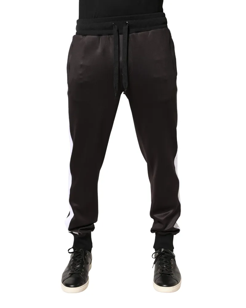 Dolce & Gabbana Polyester Jogger — Brown Brown