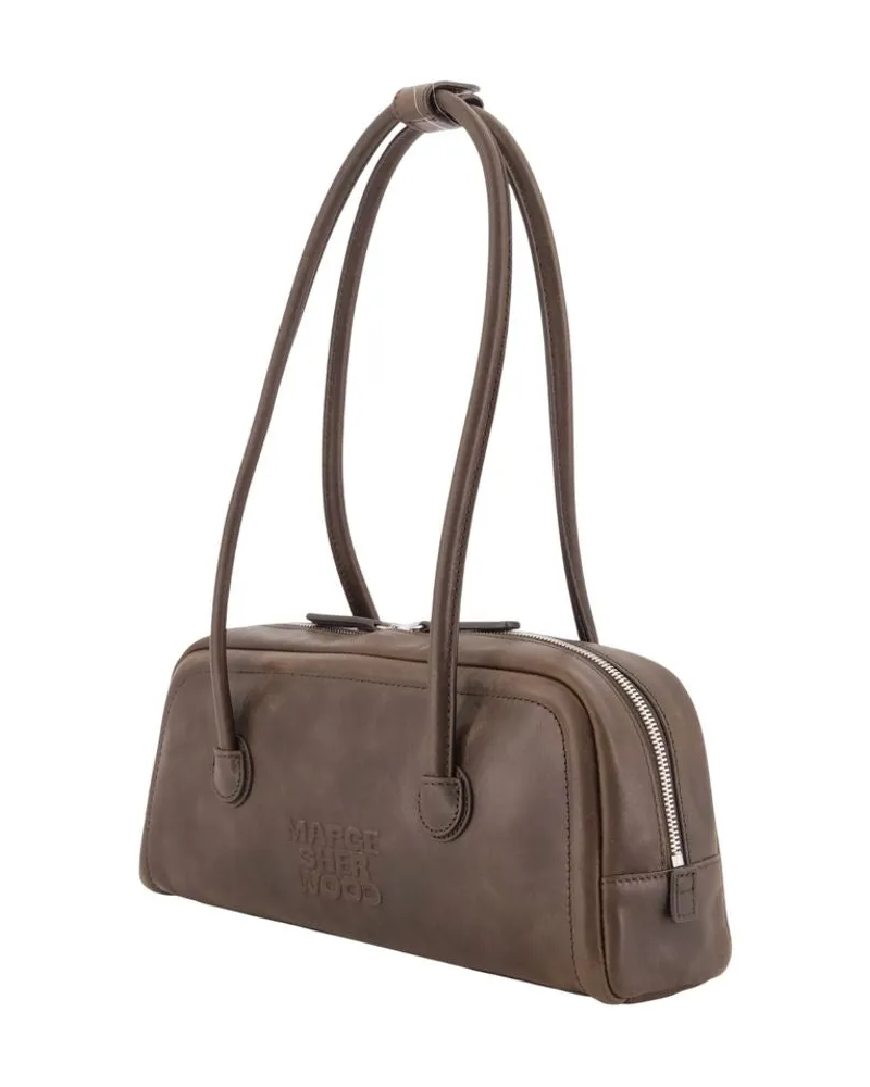 Marge Sherwood Women's Soft Cowhide Shoulder Bag Brown Brown