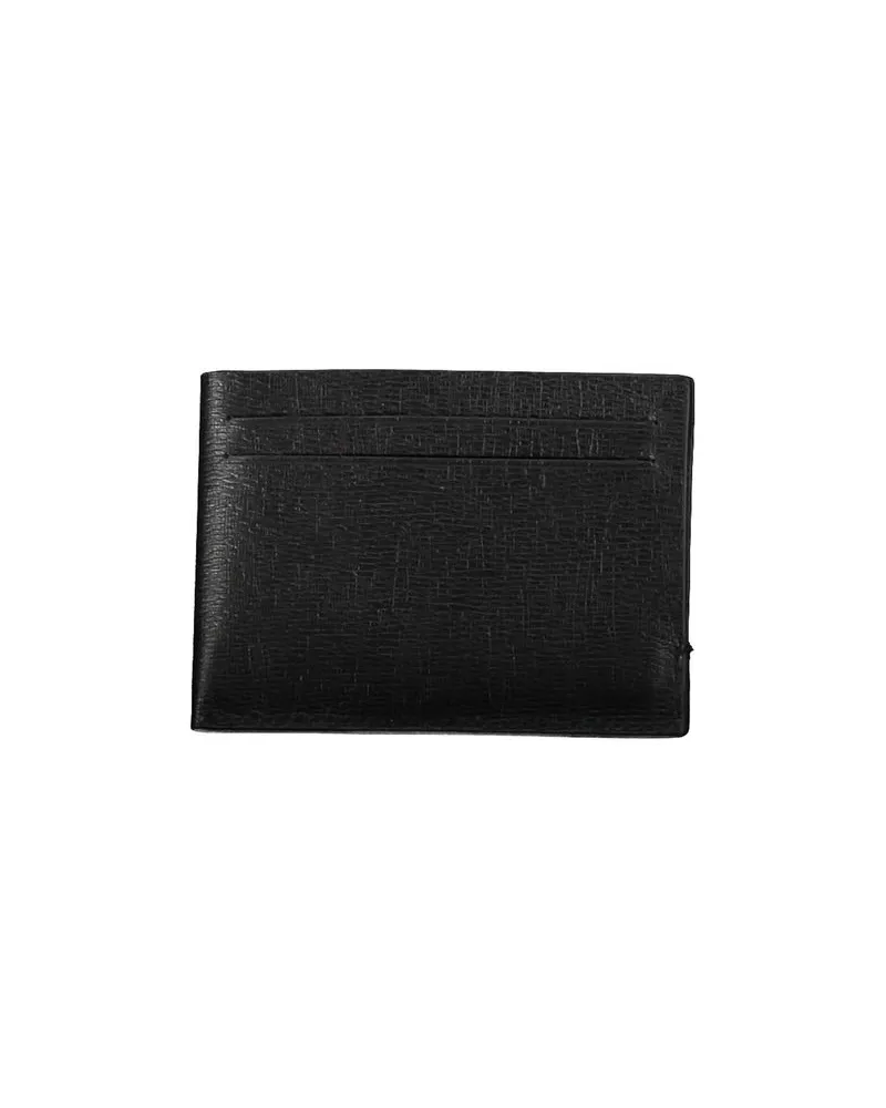 Calvin Klein Leather Wallet — Black Black
