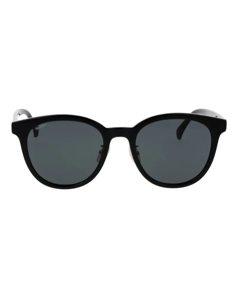 Max Mara MA-1064951 Acetate Panto Sunglasses — Black Black