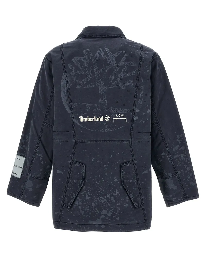 ACW* Men Blue Cotton Full-Length Jacket Clothing Blue