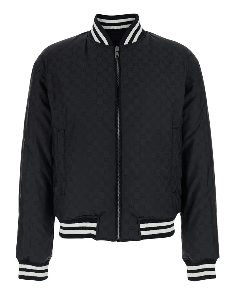 Gucci Reversible Tech Fabric Jacket — Black Black