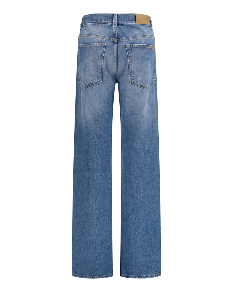 Calvin Klein Women's Straight-Leg Jeans Denim Light Blue Cotton Blue