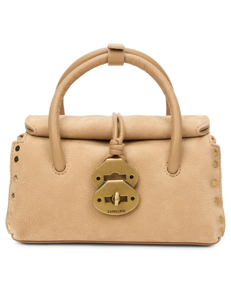 Zanellato Women's Baby Bag Dotta Beige Leather Lambskin Handbags Hand Beige