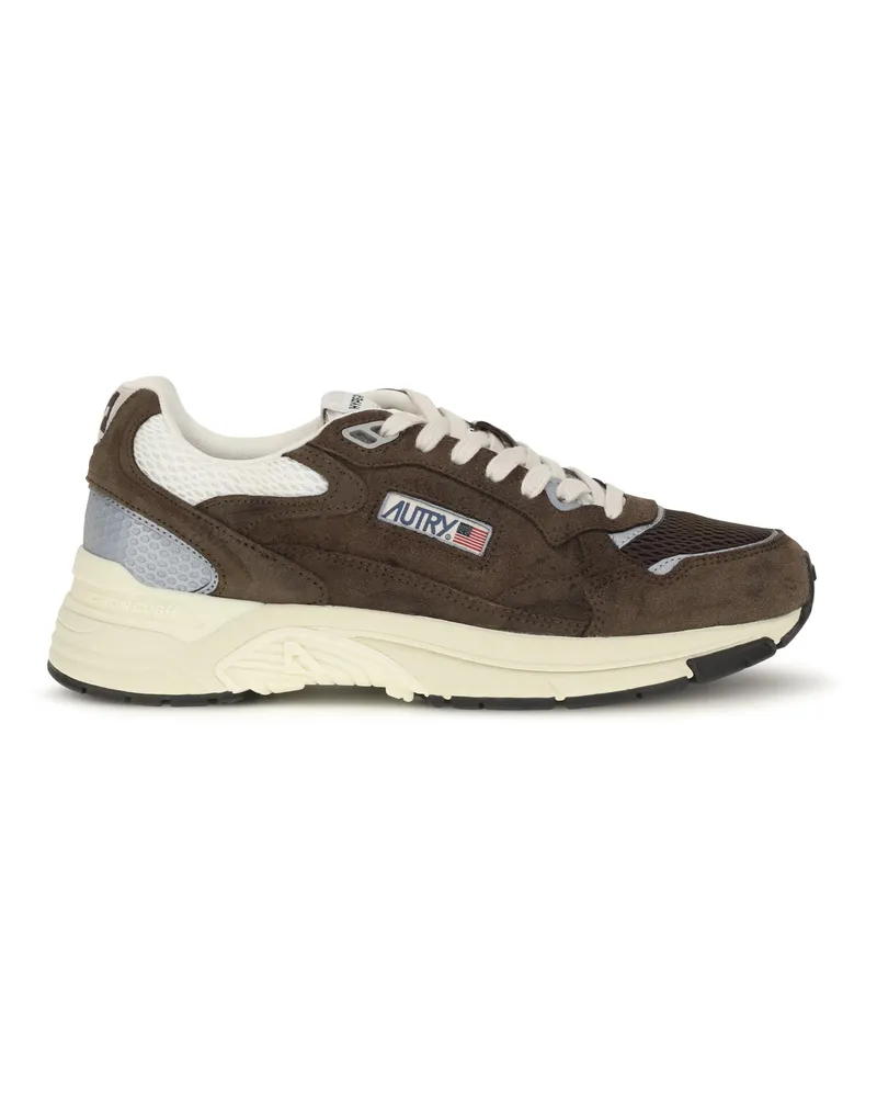 AUTRY Men's Sneakers Hyperway Low Terracotta-Marshmallow Trainers Terracotta/marshmallow Brown