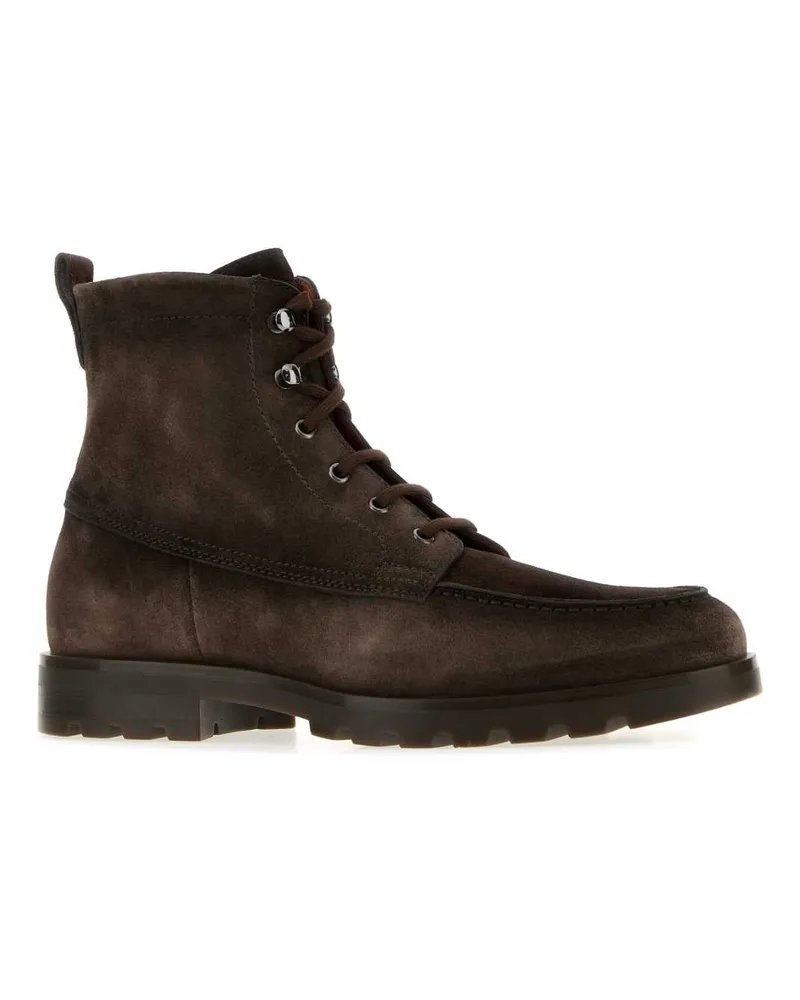 Santoni Flair Ankle Boot — Brown Brown