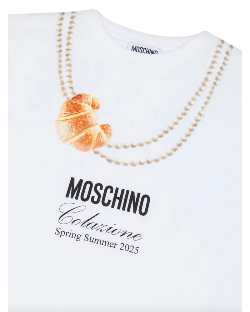 Moschino Cotton Maxi T-Shirt — White White